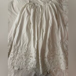 Doen Gloriane embroidered midi skirt